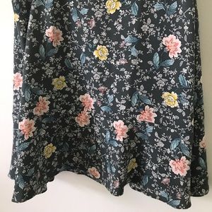 Loft plus floral skirt